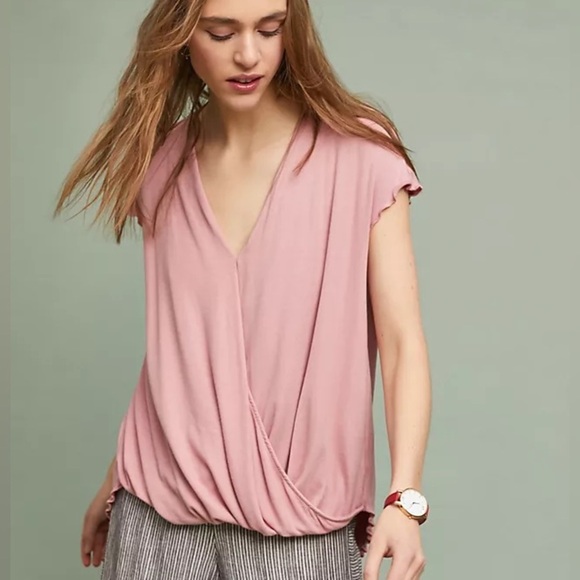 Anthropologie Saturday Sunday Clarissa Wrap Top - Picture 1 of 4